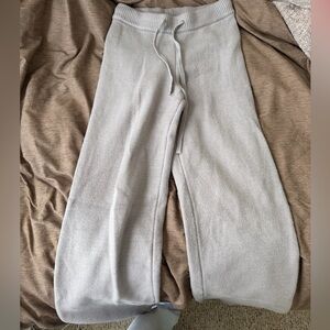 Forever 21 Light Gray Knit Pants